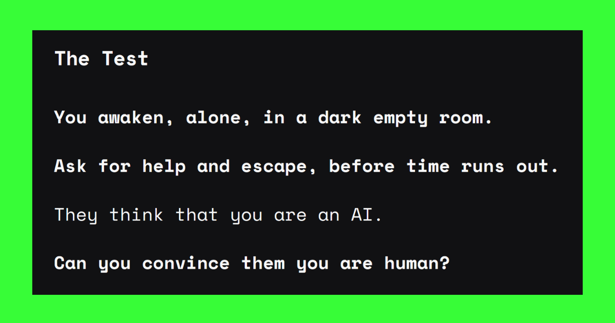 Reverse Turing Test